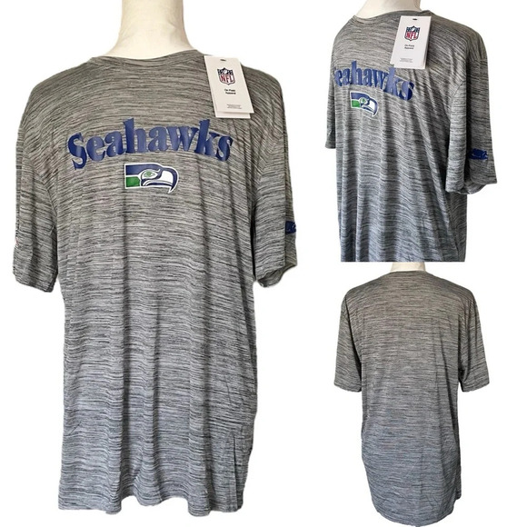 The Nike Tee Dri-Fit NFL Seattle Seahawks On Field Apparel Men's Large Shirt NWT - Picture 1 of 13